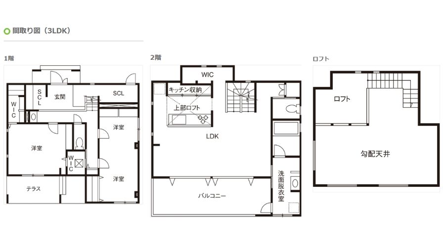 タマホーム40坪2階建ての家間取り図